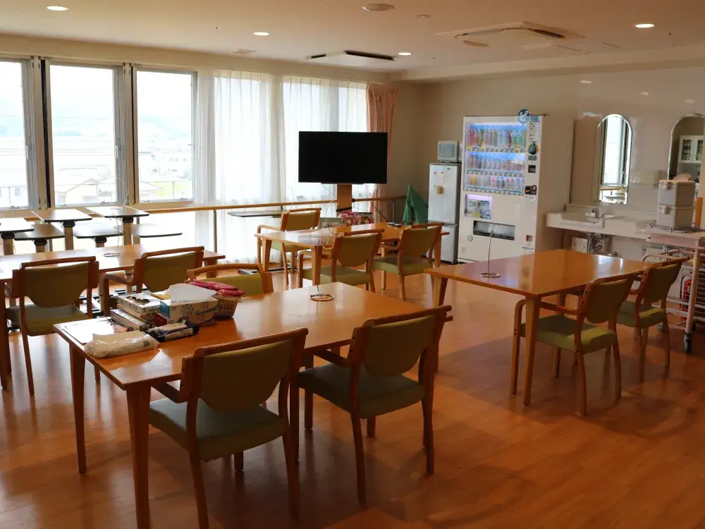 患者様も職員も使う、憩いの場です。