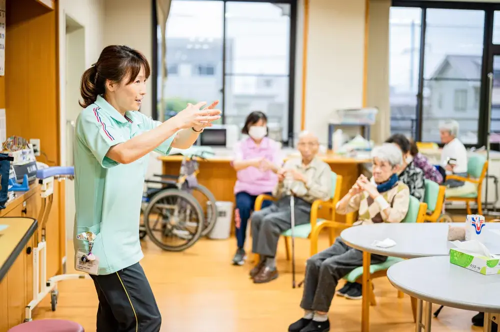 働く職員の様子