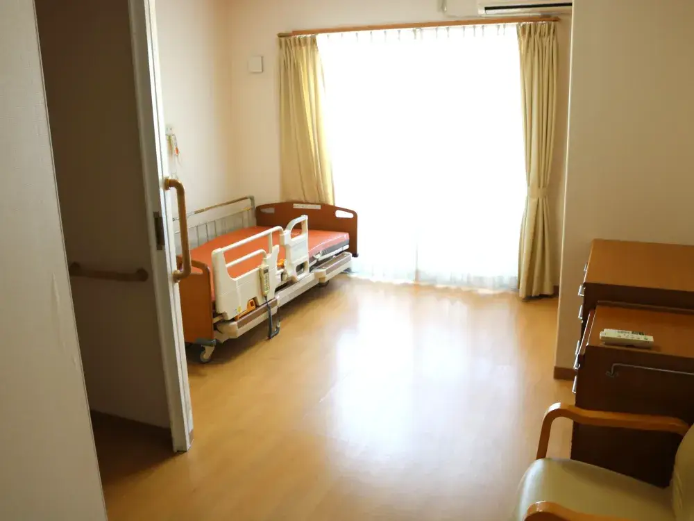 入居者様の居室です。快適な広さです。
