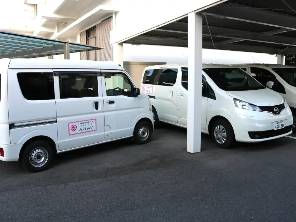 送迎で使う車両です。