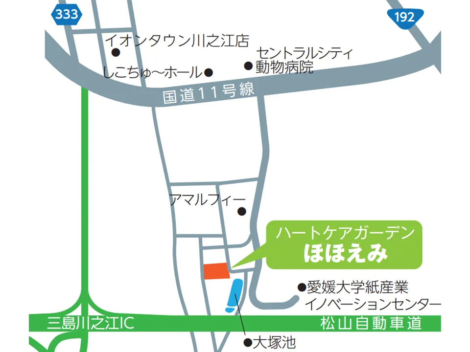 新施設の為、Googleマップがうまく表示されないので、こちらの地図をご参照ください。