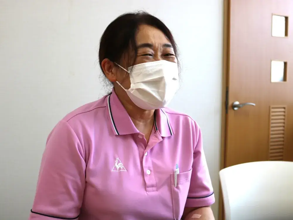 今回取材の対応をした、管理者の大西です。