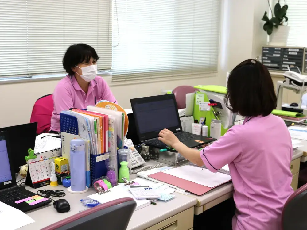 社員さん達がサポートをしてくれます。