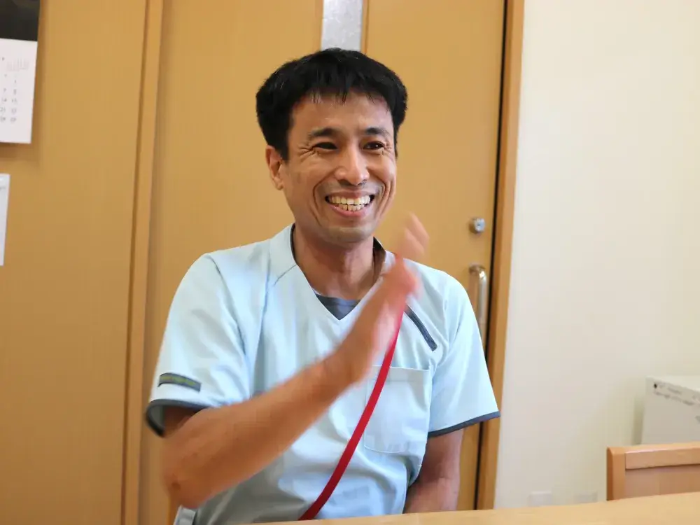 今回、取材対応をした近藤。謙虚な笑顔が素敵です。